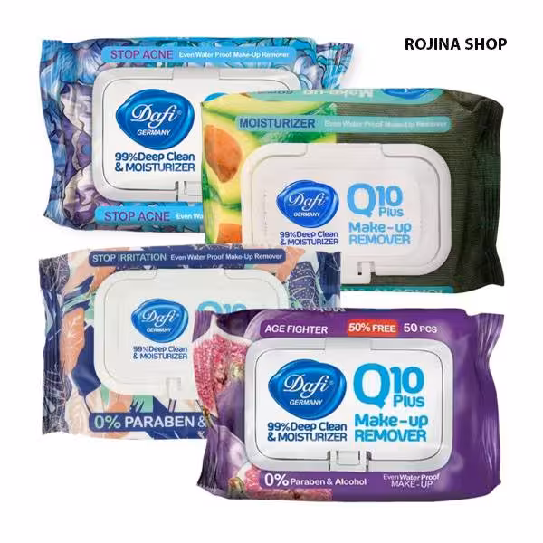 دستمال مرطوب پاک کننده آرایش دافی