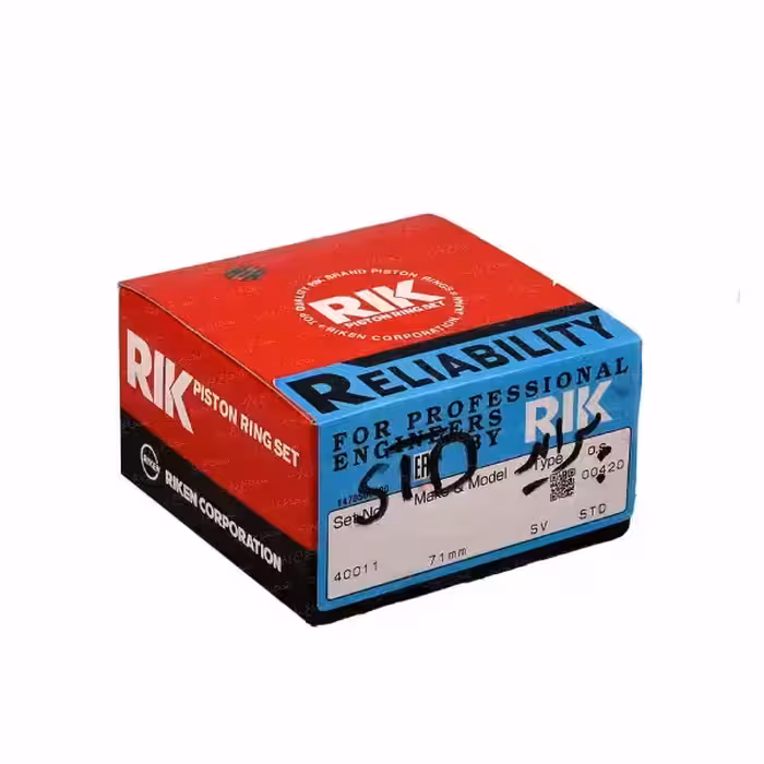 رینگ پیستون موتور پراید استاندارد STD ریک RIK اصل