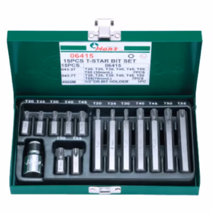 جعبه بیت 15 پارچه آلن ستاره ای هنس مدل 06415 تایوان