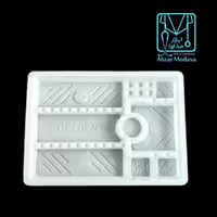 سینی یکبارمصرف دندانپزشکی پلی دنت 350 گرمی POLYDENT سینی تتو