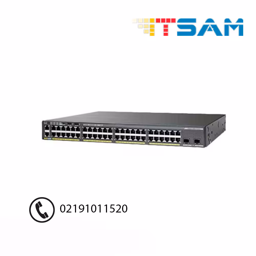 سوئیچ 48 پورت سیسکو مدل WS-C2960X-48LPS-L