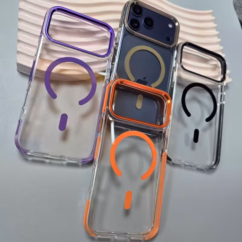 قاب شفاف NEW CASE مگ سیف دار بدون محافظ لنز IP 16 آیفون