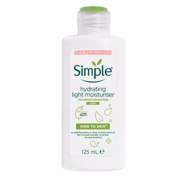 مشخصات، خرید و قیمت کرم آبرسان لوازم آرایشی سیمپل مدل light حجم 125 میلی لیتر ⭐️ ویان مارکت