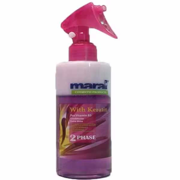 سرم مو دوفاز کراتین مارال بنفش 250 میلی لیتر Maral 2Phase keratin Hair Serum 250 ml