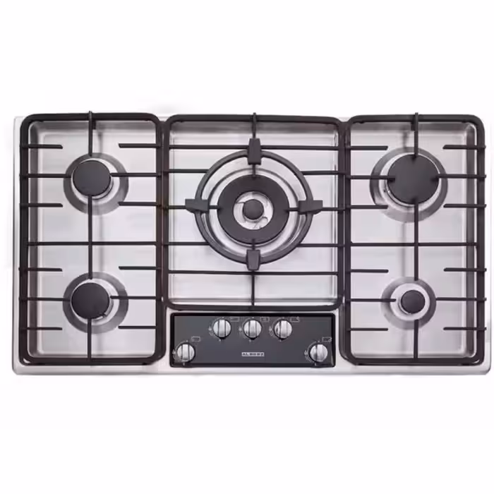 اجاق گاز رومیزی پنج شعله‌ مدل S5901 استیل البرز