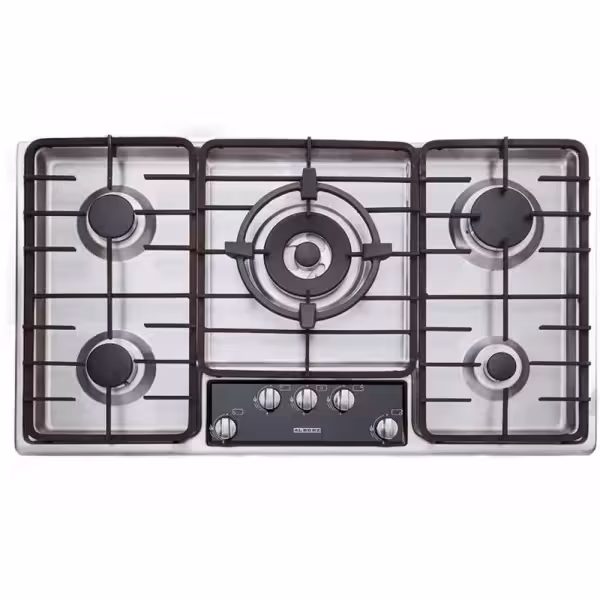 اجاق گاز رومیزی پنج شعله‌ مدل S5901 استیل البرز