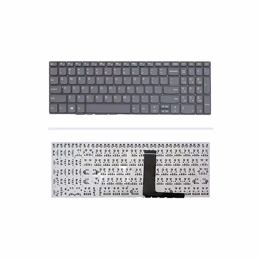 کیبورد لپتاپ لنوو IdeaPad 330-15 (با کلید پاور | اینتر کوچک | بدون فریم)