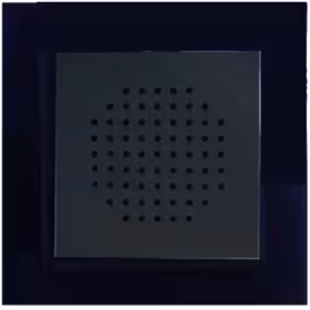 کلید و پریز برلیان پلکسی مشکی - زنگ-اخبار