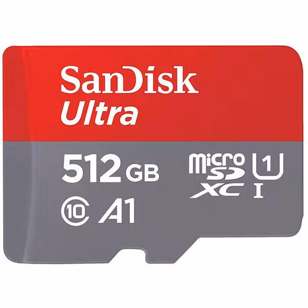 کارت حافظه microSDHC سن دیسک مدل Ultra A1 کلاس 10ظرفیت 512 گیگابایت - فروشگاه اینترنتی پروتاچ