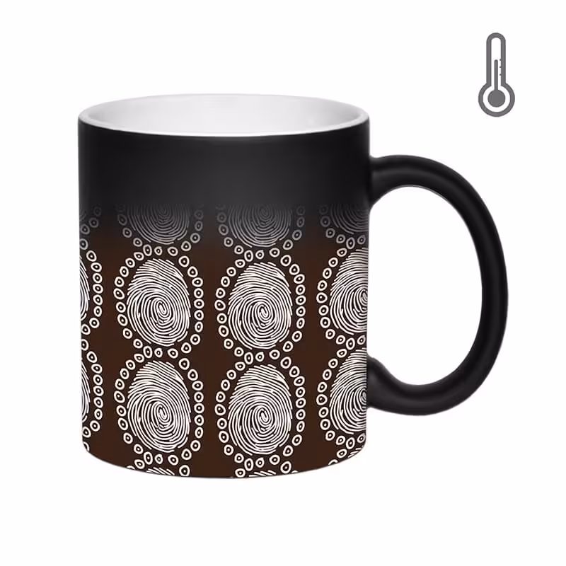 خرید و قیمت ماگ حرارتی طرح اثر انگشت کد 1759