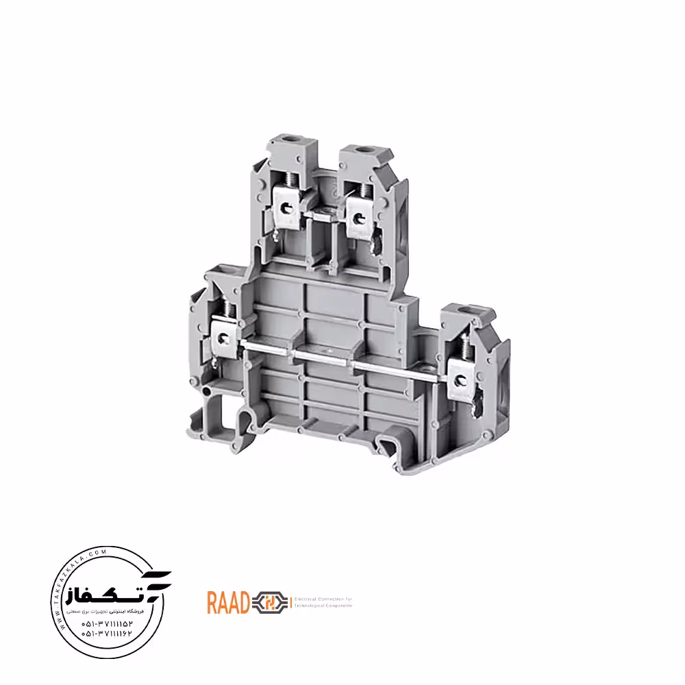 ترمینال ریلی سری پیچی دو طبقه سایز4 برند رعد
