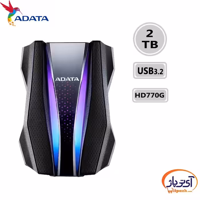 هارد اکسترنال ای دیتا مدل HD770G ظرفیت 2 ترابایت