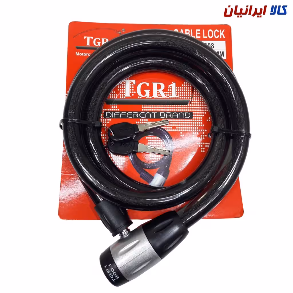 قفل سیم بکسلی موتور و دوچرخه 18 در 150