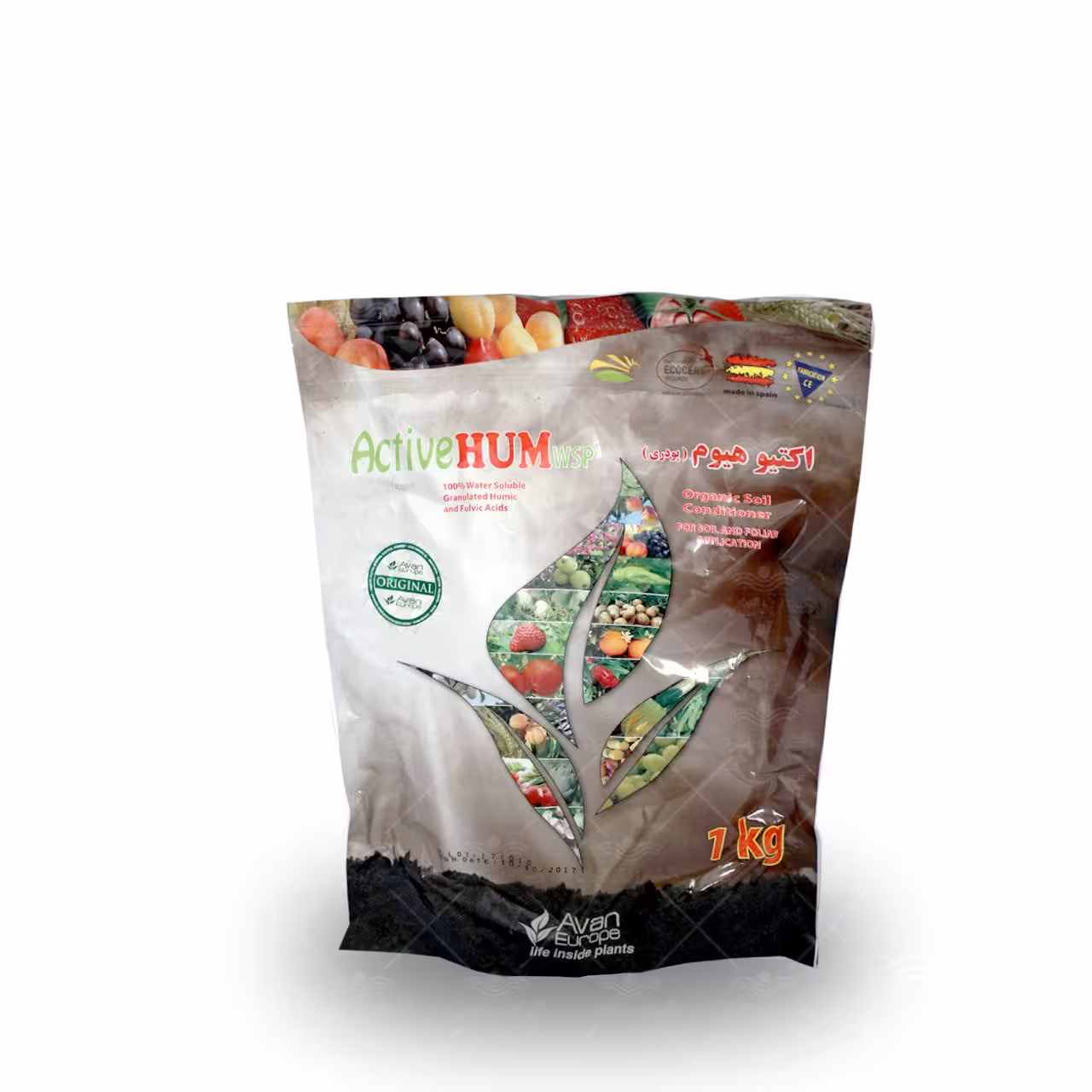 کود هیومیک اسید اسپانیایی اکتیو هیوم یک کیلویی