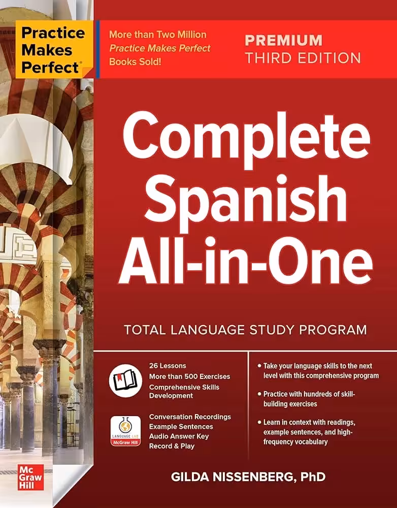 کامپلیت اسپنیش ال این وان | کتاب اسپانیایی Practice Makes Perfect: Complete Spanish All-in-One