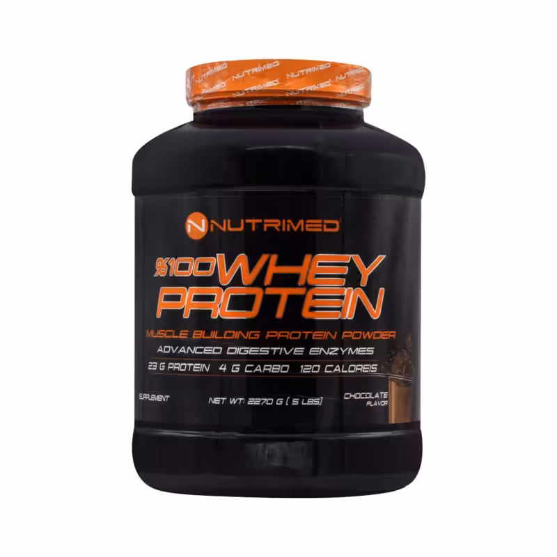 پودر وی پروتئین شکلاتی 2270 گرمی نوتریمد