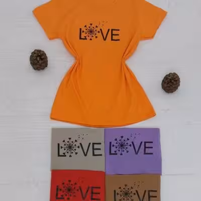 تیشرت طرح Love