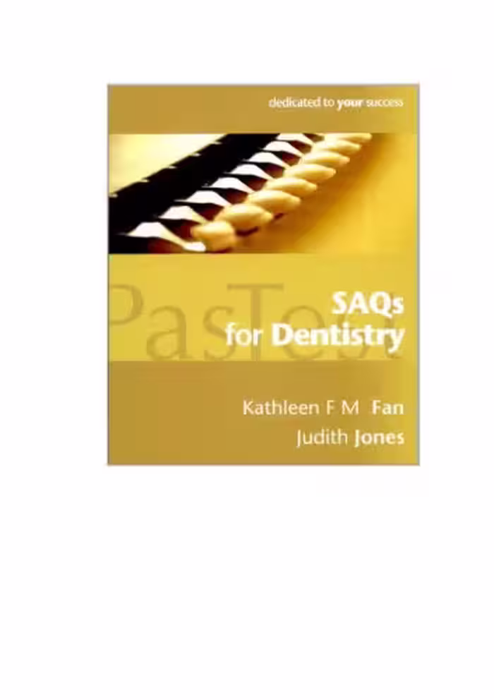 خرید و دانلود نسخه کامل کتاب SAQs for Dentistry