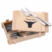 کارد و چنگال استیک خوری 12 پارچه دبلیو ام اف مدل WMF Steak knife and fork