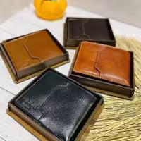 کیف پول جیبی مردانه چرم طبیعی میلیون  دوخت و کیفیت تضمینی