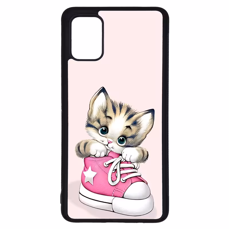 کاور طرح بچه گربه کد G-120 مناسب برای گوشی موبایل سامسونگ Galaxy A51 | دیجی قاب دونی