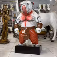 مجسمه مدرن سگ سومو