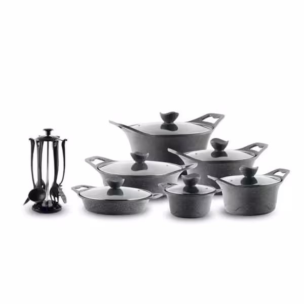 سرویس قابلمه 19 پارچه پرارین مدل پلاتینیوم