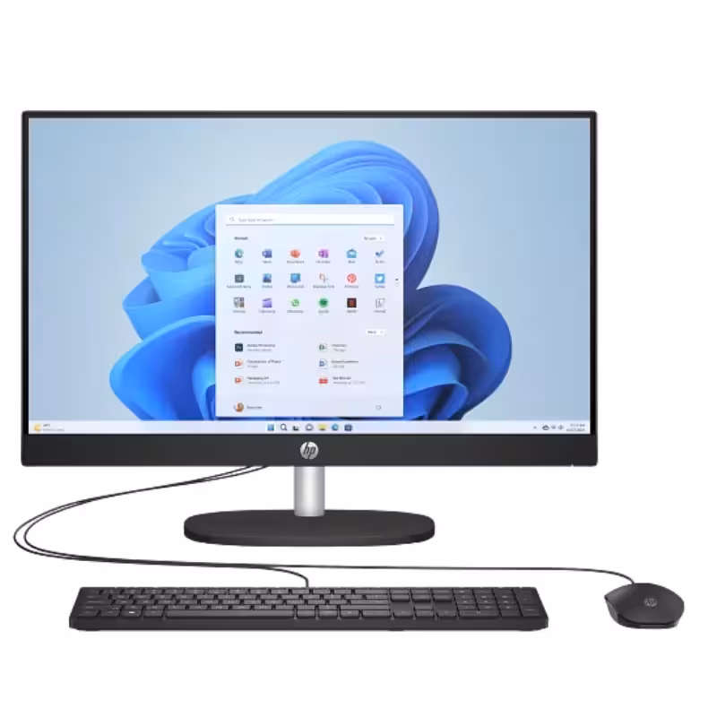 خرید و قیمت کامپیوتر آل ‌این ‌وان اچ ‌پی 24 اینچی مدل HP 24-CR0258NH i7 16GB 512GB SSD Intel UHD