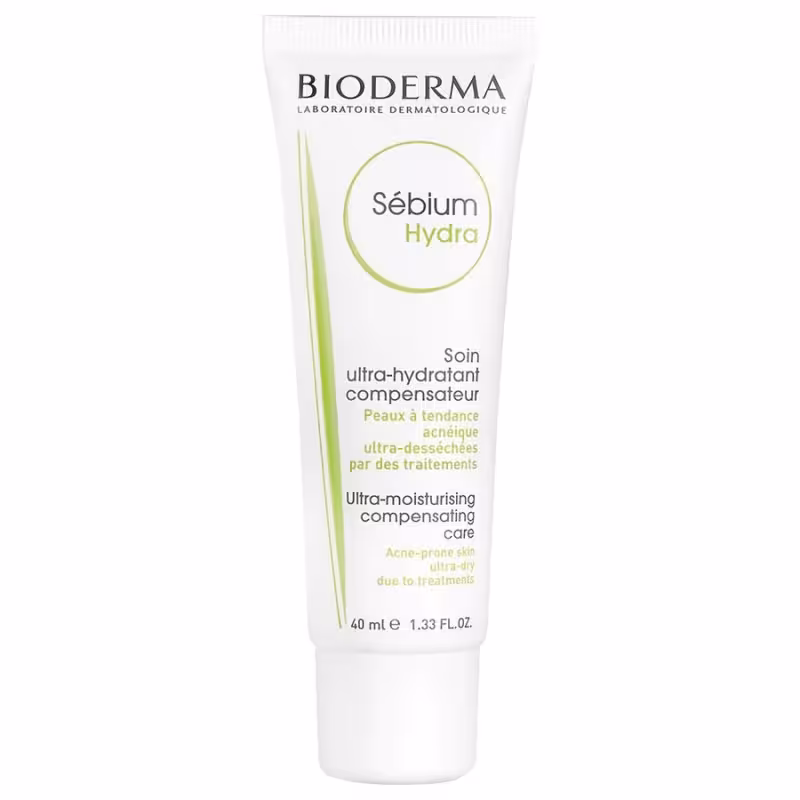 کرم مرطوب کننده پوست چرب بایودرما مدل Sebium Hydra حجم 40 میل