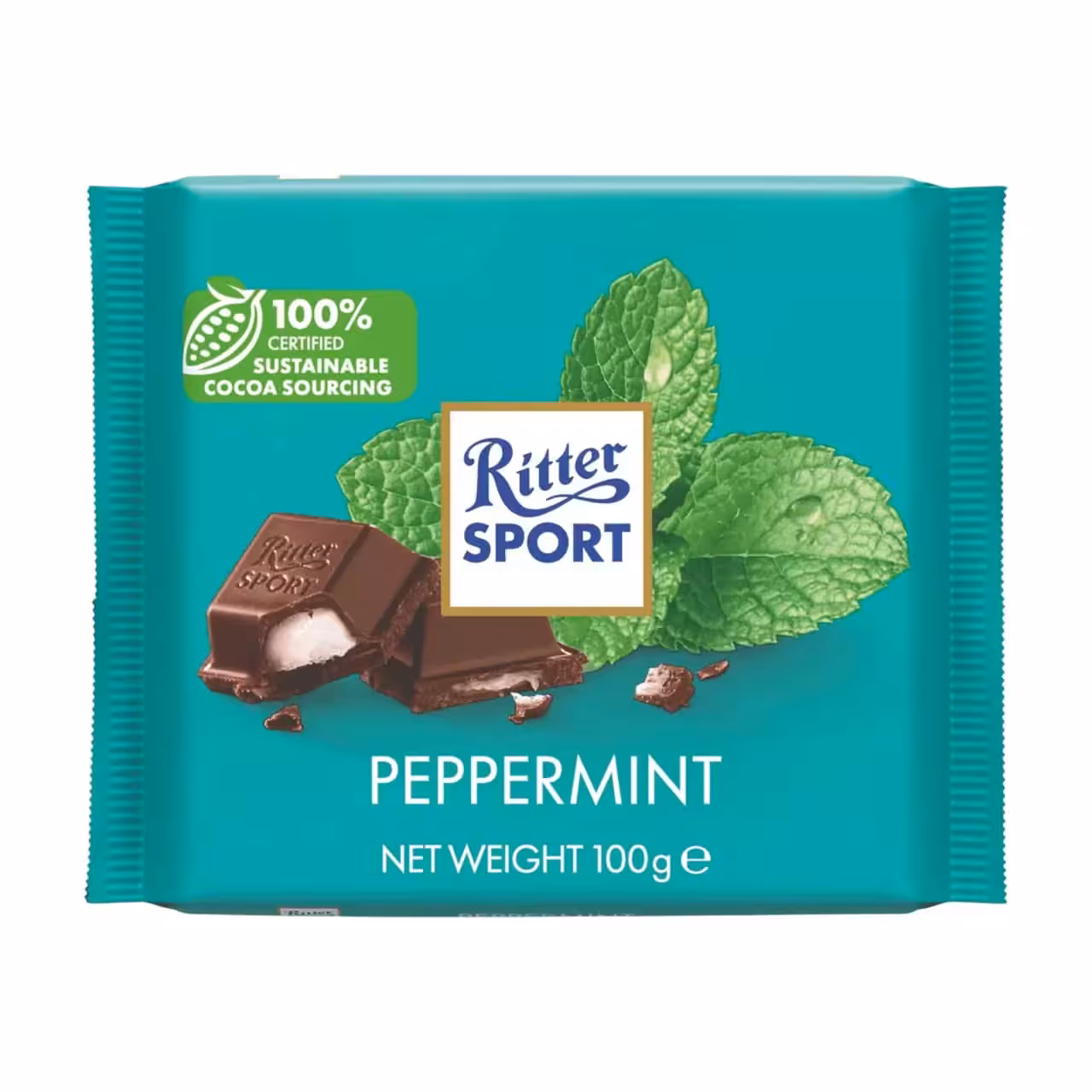 شکلات ریتر اسپرت Ritter Sport مدل Peppermint – وزن 100 گرم