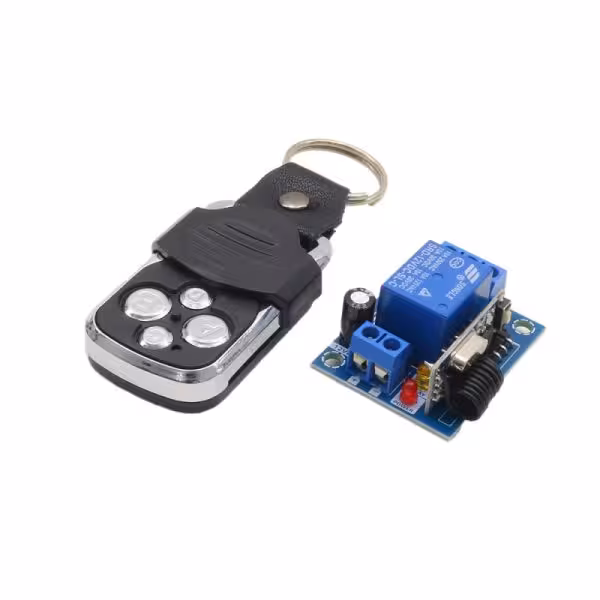 فرستنده گیرنده تک کاناله 433MHZ رادیویی با ریموت کد لرن