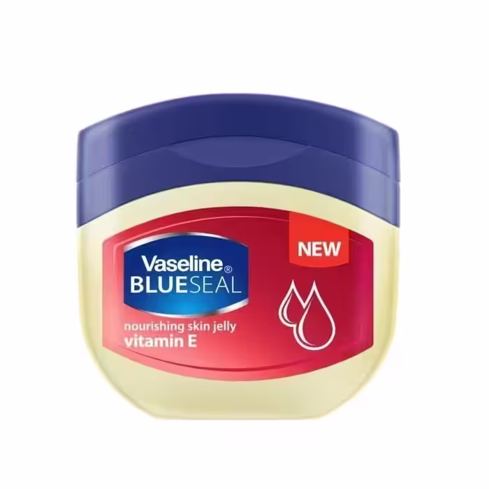 ژل وازلین مغذی پوست مدل Blueseal حاوی ویتامین E حجم 100 میلی‌لیتر
