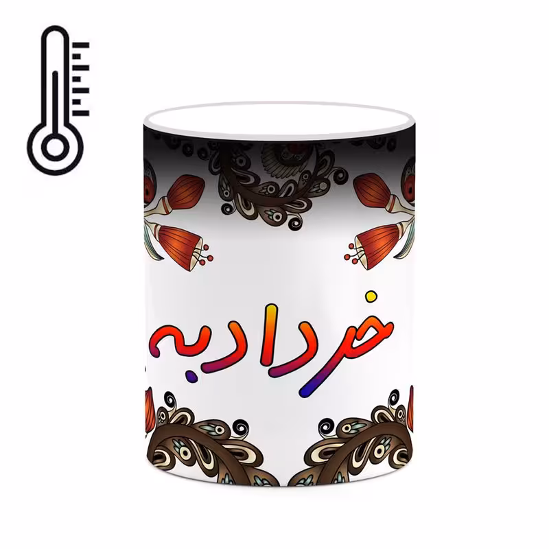 ماگ حرارتی   اسم خردادبه  سنتی گل و بته کد mgh44857