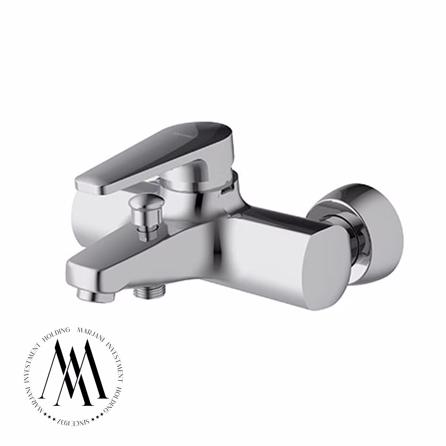 شیر حمام شودر مدل لیون (کروم)