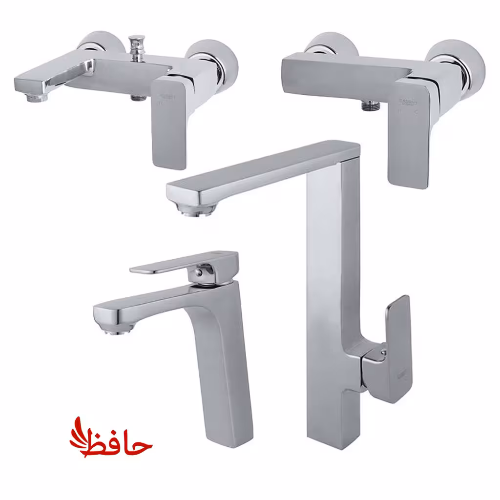 ست شیرالات راسان مدل گارنت کروم