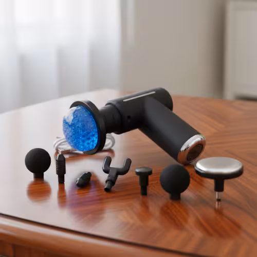 ماساژور تفنگی چند کاره سرد و گرم شارژی KH820