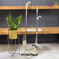 ست طی اسپری دار با جارو خاک انداز دسته بلند ساده