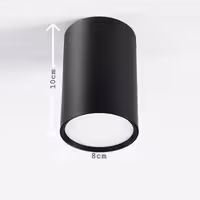 چراغ استوانه ای سیلندری روکار 18 وات قطر 8 سانت(1سال گارانتی)