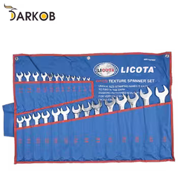 مجموعه 26 عددی آچار یکسرتخت – یکسررینگ لیکوتا مدل AWT-ESFK02