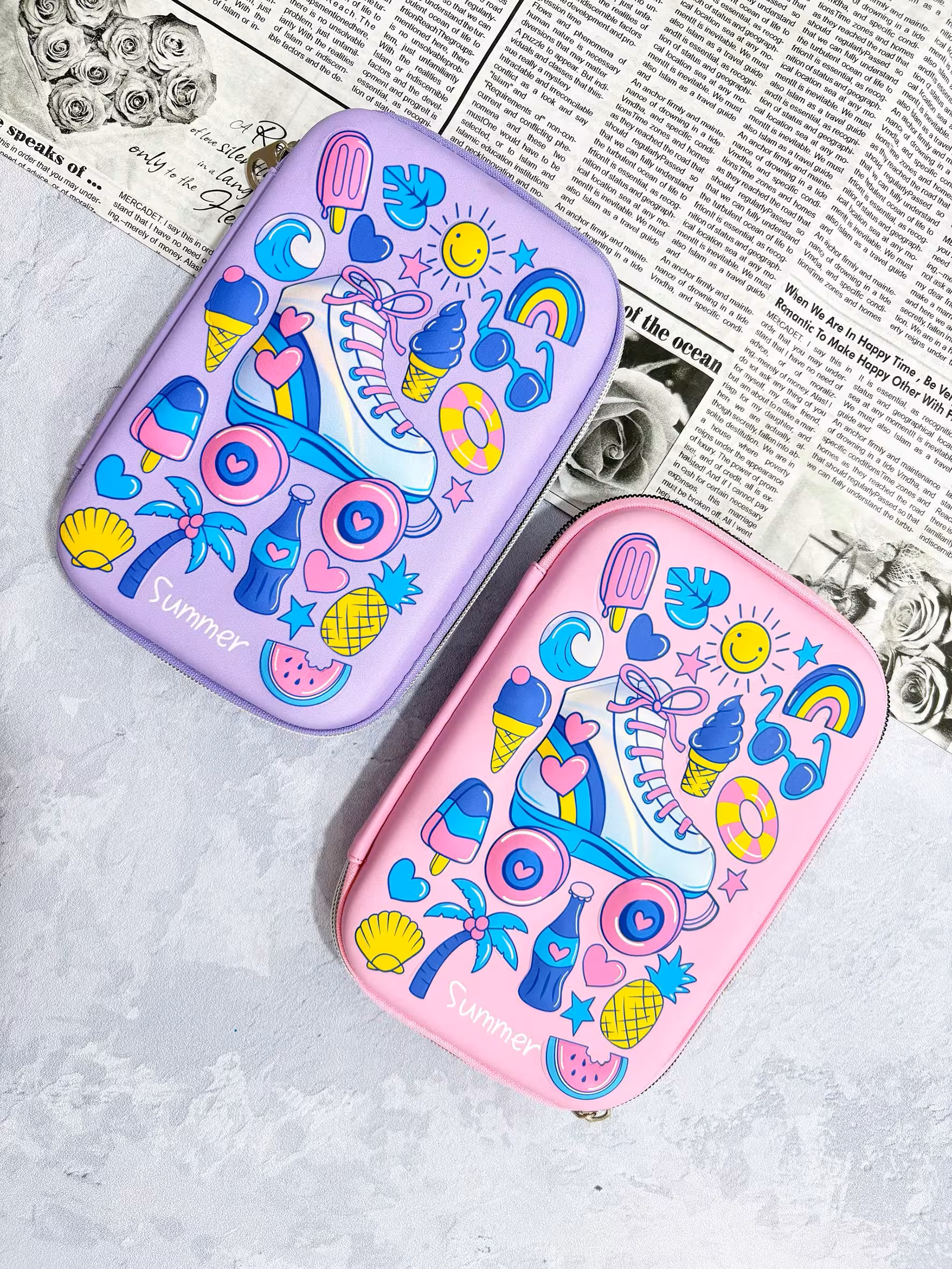 جامدادی کتابی سه بعدی بزرگ طرح اسکیت