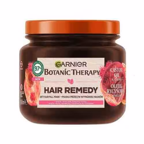 ماسک مو فرانسوی گارنیر بوتانیک Garnier Botanic – CASTOR OIL AND ALMOND ضد ریزش حاوی روغن کرچک و بادام 340 میل