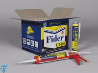 سیلیکون جهانی 280 میلی مشکی Akfix آکفیکس بسته 24 عددی