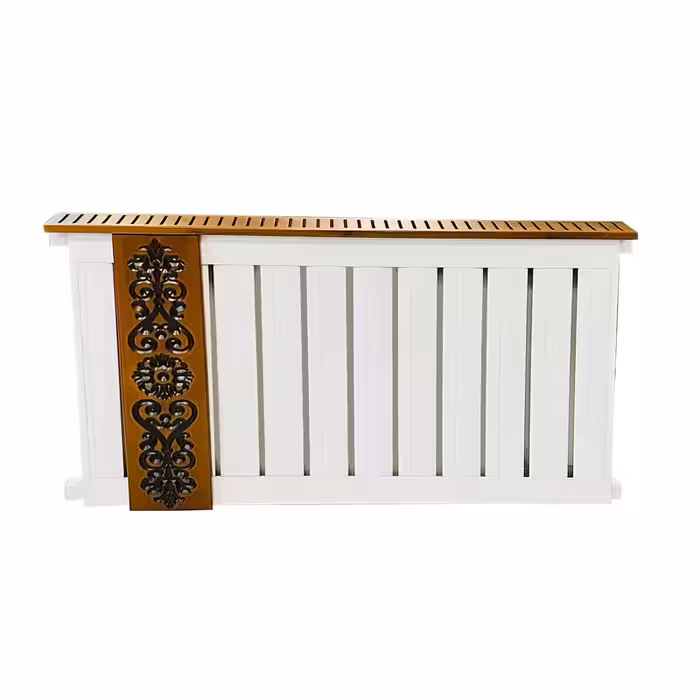 رادیاتور آلومینیومی چوبی هاتیپس مدل ارکیده سفید 100cm