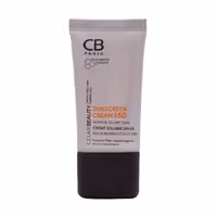 کرم ضد آفتاب بی رنگ SPF50 پوست نرمال تا خشک 40 میلی لیتر سی بی پاریس CB PARIS