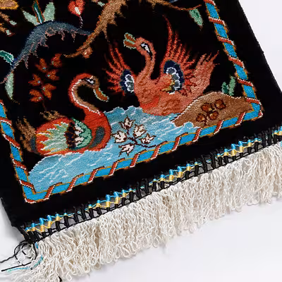 فرش دستبافت نیم متری کد C006