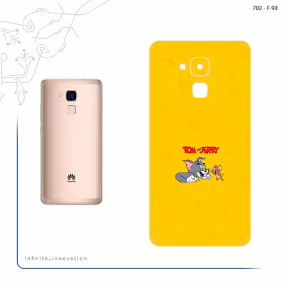 برچسب پوششی ماهوت مدل Tom and Jerry مناسب برای گوشی موبایل هوآوی Gt3