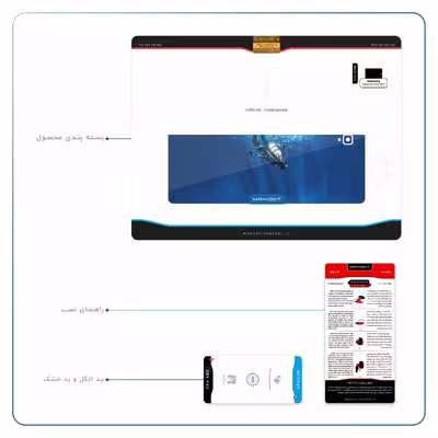 برچسب پوششی ماهوت مدل Scuba Diving مناسب برای تبلت سامسونگ Galaxy Tab S3 9.7 2017 T825