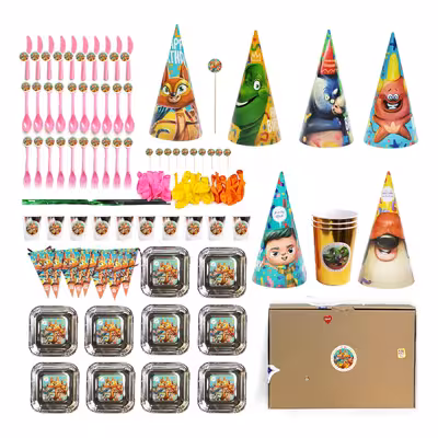 مجموعه 118 عددی تم تولد آی قصه طرح کاراکتر گربه شماره 6