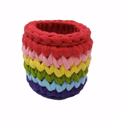 سبد قلاب بافی تریکو کد 14001مجموعه 2 عددی