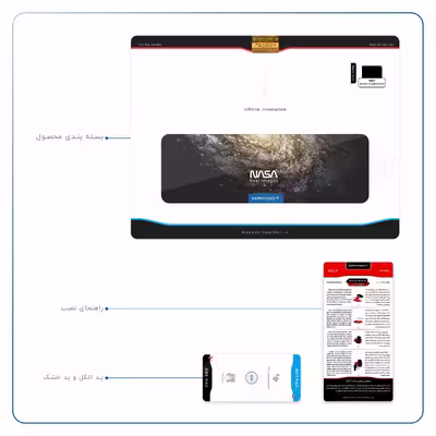 برچسب پوششی ماهوت مدل Universe-by-NASA-1 مناسب برای تبلت اپل iPad Pro 12.9 (GEN 3) 2018 A1876
